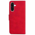 For Samsung Galaxy A26 5G Skin Feel Pure Color Flip Leather Phone Case(Red) - 3