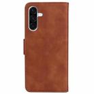 For Samsung Galaxy A26 5G Skin Feel Pure Color Flip Leather Phone Case(Brown) - 3