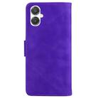 For Samsung Galaxy A25 5G / A25e JP Edition Skin Feel Pure Color Flip Leather Phone Case(Purple) - 3
