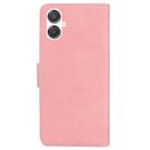 For Samsung Galaxy A25 5G / A25e JP Edition Skin Feel Pure Color Flip Leather Phone Case(Pink) - 3