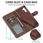 For Samsung Galaxy S24 FE 5G LC.IMEEKE Calf Texture Leather Phone Case(Coffee) - 3