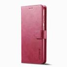 For Samsung Galaxy S25 5G LC.IMEEKE Calf Texture Leather Phone Case(Red) - 3
