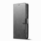 For Samsung Galaxy S25+ 5G LC.IMEEKE Calf Texture Leather Phone Case(Grey) - 3