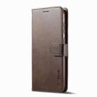 For Samsung Galaxy S25+ 5G LC.IMEEKE Calf Texture Leather Phone Case(Coffee) - 3