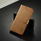 For Samsung Galaxy S25+ 5G LC.IMEEKE Calf Texture Leather Phone Case(Brown) - 2