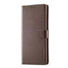 For Samsung Galaxy S25 Ultra 5G LC.IMEEKE Calf Texture Leather Phone Case(Coffee) - 3