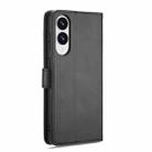 For Samsung Galaxy S25 Edge 5G LC.IMEEKE Calf Texture Leather Phone Case(Black) - 3