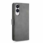 For Samsung Galaxy S25 Edge 5G LC.IMEEKE Calf Texture Leather Phone Case(Grey) - 3