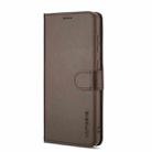 For Samsung Galaxy S25 Edge 5G LC.IMEEKE Calf Texture Leather Phone Case(Coffee) - 2