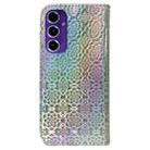 For Samsung Galaxy A16 5G Colorful Magnetic Buckle Leather Phone Case(Silver) - 3