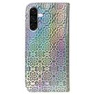 For Samsung Galaxy A36 5G / A56 5G Colorful Magnetic Buckle Leather Phone Case(Silver) - 3