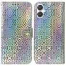 For Samsung Galaxy A25 5G / A25e JP Edition Colorful Magnetic Buckle Leather Phone Case(Silver) - 1