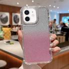 For iPhone 11 TPU + PC + Glitter Paper Full Coverage Phone Case(Pink) - 1