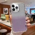 For iPhone 13 Pro Max TPU + PC + Glitter Paper Full Coverage Phone Case(Purple) - 1