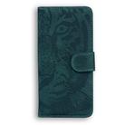 For Samsung Galaxy A25 5G / A25e JP Edition Tiger Embossing Pattern Flip Leather Phone Case(Green) - 3