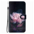 For Samsung Galaxy A06 4G Crystal Texture Colored Drawing Leather Phone Case(Purple Peony) - 2