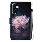 For Samsung Galaxy A26 5G Crystal Texture Colored Drawing Leather Phone Case(Purple Peony) - 3