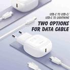 LDNIO A1206C PD27W USB-C / Type-C Fast Charger with 1m 8 Pin Cable, Plug Type:EU Plug(White) - 5