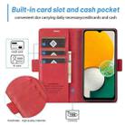 For Samsung Galaxy S24 FE 5G LC.IMEEKE Skin-friendly Card Slots Leather Phone Case(Red) - 3