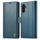 For Samsung Galaxy S24 FE 5G LC.IMEEKE Skin-friendly Card Slots Leather Phone Case(Blue) - 2