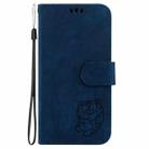 For Samsung Galaxy A16 5G Little Tiger Embossed Leather Phone Case(Dark Blue) - 2