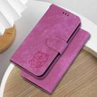 For Samsung Galaxy A36 5G / A56 5G Little Tiger Embossed Leather Phone Case(Rose Red) - 2