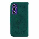For Samsung Galaxy A16 5G Butterfly Rose Embossed Leather Phone Case(Green) - 3