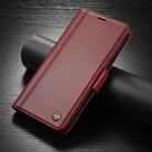 For iPhone 16 Plus LC.IMEEKE Skin-friendly Card Slots Leather Phone Case(Red) - 2