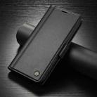 For iPhone 16 Pro Max LC.IMEEKE Skin-friendly Card Slots Leather Phone Case(Black) - 2