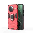 For Redmi K80 Shockproof PC + TPU Holder Phone Case(Red) - 1