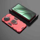 For Redmi K80 Shockproof PC + TPU Holder Phone Case(Red) - 2