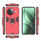 For Redmi K80 Shockproof PC + TPU Holder Phone Case(Red) - 3