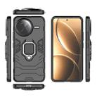 For Redmi K80 Pro Shockproof PC + TPU Holder Phone Case(Black) - 3