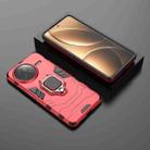 For Redmi K80 Pro Shockproof PC + TPU Holder Phone Case(Red) - 2