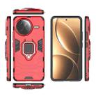 For Redmi K80 Pro Shockproof PC + TPU Holder Phone Case(Red) - 3