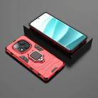For Redmi Note 14 Pro 4G Global Shockproof PC + TPU Holder Phone Case(Red) - 2