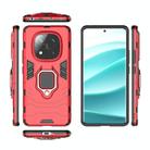 For Redmi Note 14 Pro 4G Global Shockproof PC + TPU Holder Phone Case(Red) - 3