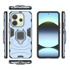 For Redmi Note 14 4G 163.25mm Shockproof PC + TPU Holder Phone Case(Navy Blue) - 3