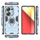 For Redmi Note 14S 4G Shockproof PC + TPU Holder Phone Case(Navy Blue) - 2