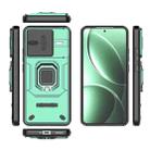 For Redmi K80 Sliding Camshield TPU + PC Shockproof Phone Case with Holder(Green) - 3