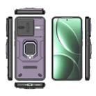 For Redmi K80 Sliding Camshield TPU + PC Shockproof Phone Case with Holder(Purple) - 3