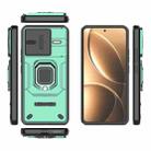 For Redmi K80 Pro Sliding Camshield TPU + PC Shockproof Phone Case with Holder(Green) - 3