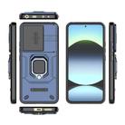 For Redmi Note 14 4G 163.25mm Global Sliding Camshield TPU + PC Shockproof Phone Case with Holder(Blue) - 3