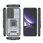 For Redmi Turbo 4 5G Sliding Camshield TPU + PC Shockproof Phone Case with Holder(Grey) - 3