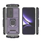 For Redmi Turbo 4 5G Sliding Camshield TPU + PC Shockproof Phone Case with Holder(Purple) - 3