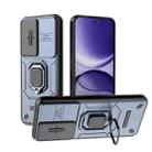 For Redmi Turbo 4 Pro 5G Sliding Camshield TPU + PC Shockproof Phone Case with Holder(Blue) - 1