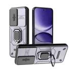 For Redmi Turbo 4 Pro 5G Sliding Camshield TPU + PC Shockproof Phone Case with Holder(Purple) - 1
