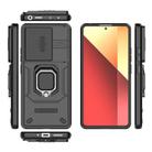 For Redmi Note 14S 4G Sliding Camshield TPU + PC Shockproof Phone Case with Holder(Black) - 3