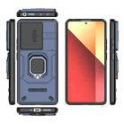 For Redmi Note 14S 4G Sliding Camshield TPU + PC Shockproof Phone Case with Holder(Blue) - 3