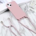 For iPhone 16 Pro Max Candy Colors TPU Protective Phone Case with Lanyard(Rose Gold) - 3